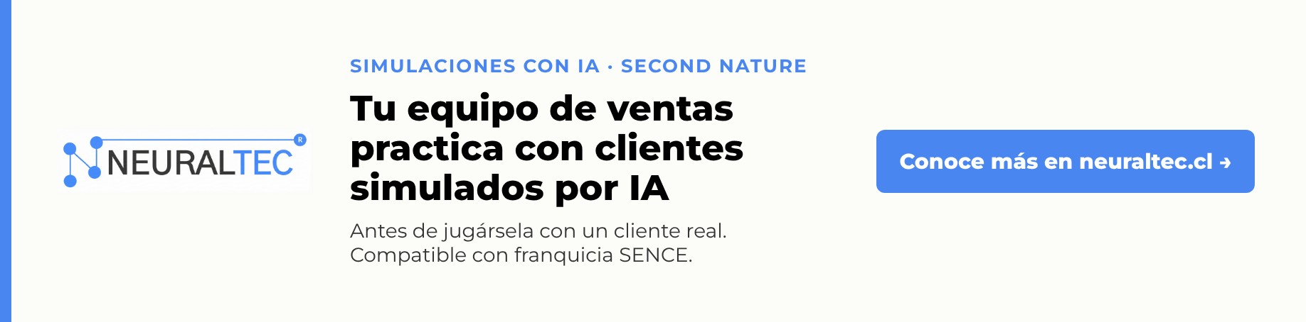 Simulaciones de venta con IA de Neuraltec