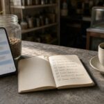 Ya hiciste el taller de IA. Lo que viene el lunes es otra historia Celular con un chat junto a un cuaderno y un café en el mesón de un almacén